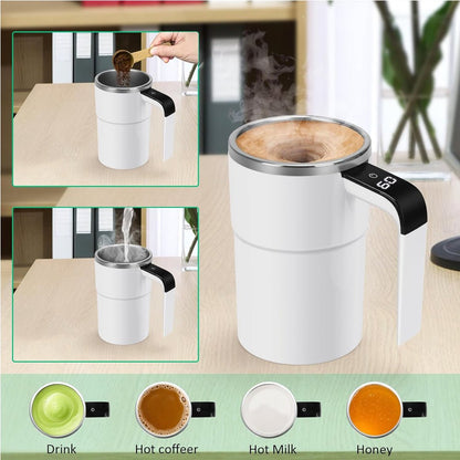 PORTAGO - One Touch Mixing Mug for Coffee, Protein & Daily Drinks - PORTAGO