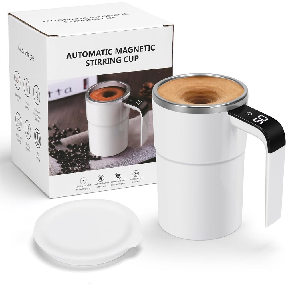 PORTAGO - One Touch Mixing Mug for Coffee, Protein & Daily Drinks - PORTAGO