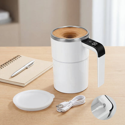 PORTAGO - One Touch Mixing Mug for Coffee, Protein & Daily Drinks - PORTAGO