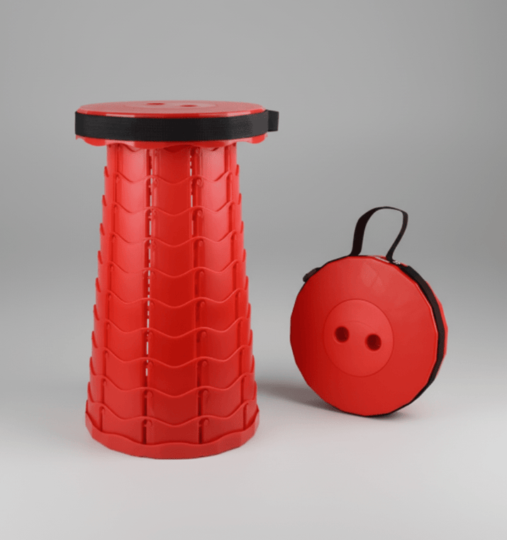 Portago - Portable Outdoor Color Retractable Folding Stool for Camping, Travel & Outdoor Adventures - PortaGo™