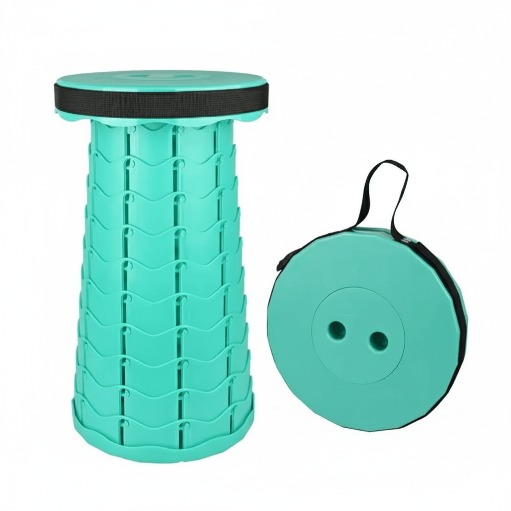 Portago - Portable Outdoor Color Retractable Folding Stool for Camping, Travel & Outdoor Adventures - PORTAGO