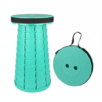 Portago - Portable Outdoor Color Retractable Folding Stool for Camping, Travel & Outdoor Adventures - PORTAGO